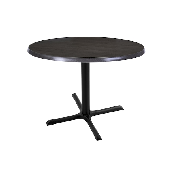 30" Tall In/Outdoor All-Season Table, 30" dia. Charcoal Top